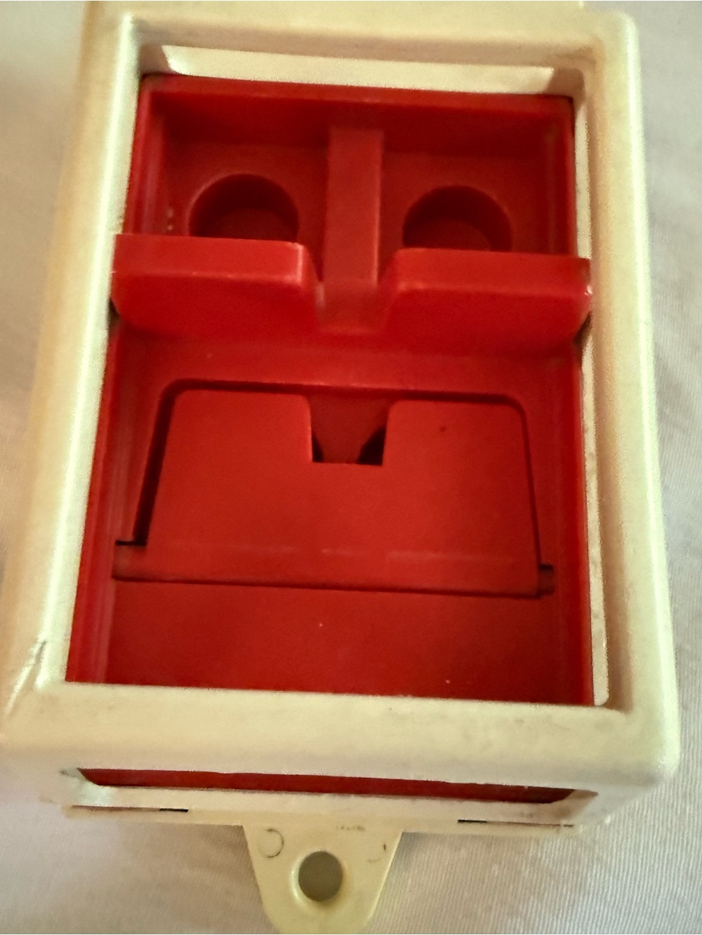 1979 Fisher-Price Kids Toy Scout 4x4 SUV - White and Red Camping Series - Picture 6 of 8